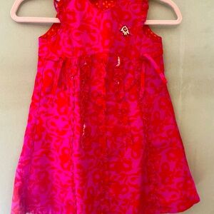 Super Pink OILILY DRESS Pinafore for Girls 116